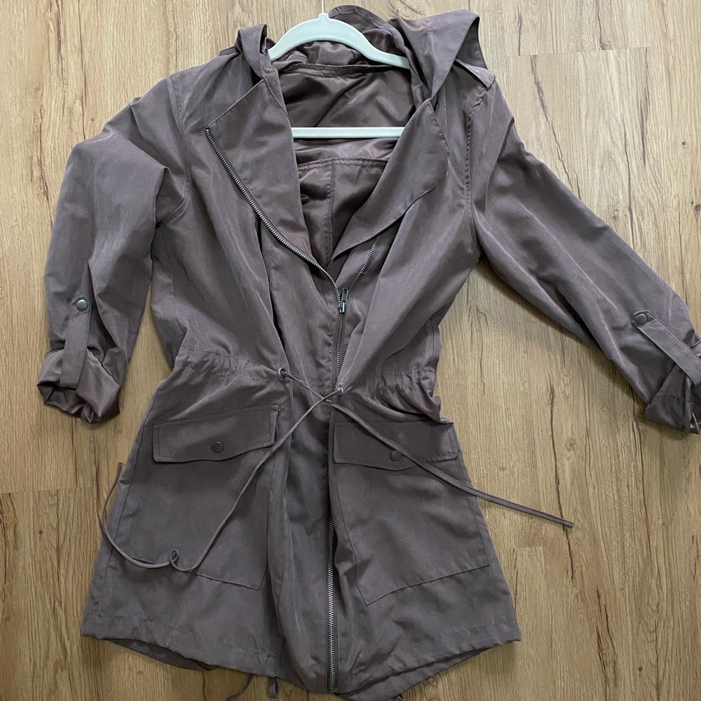 Purple Staccato zip up jacket. Small.